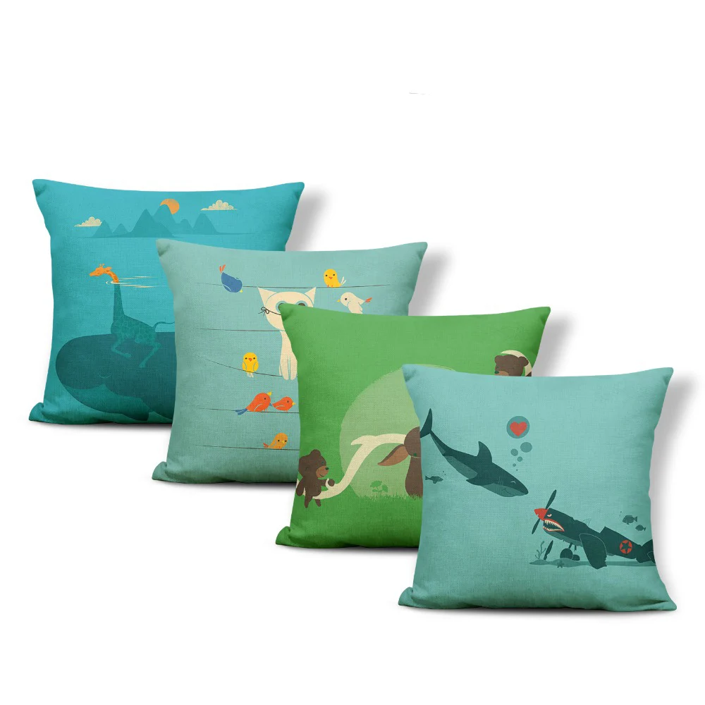 

Индивидуальная Забавная детская подушка из полиэстера