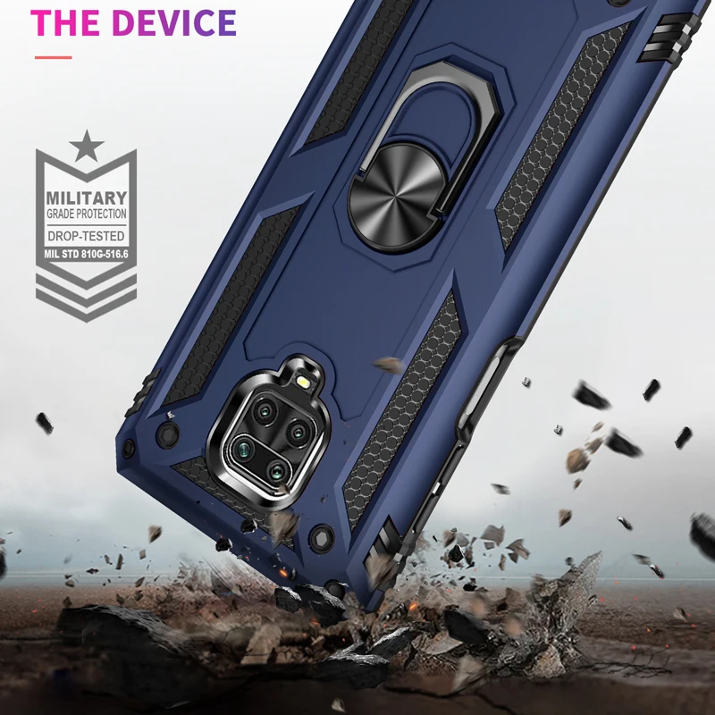 Противоударный бронированный чехол для Xiaomi Redmi Note 9S Pro 9T 8 Mi 9 Lite 8T с жестким