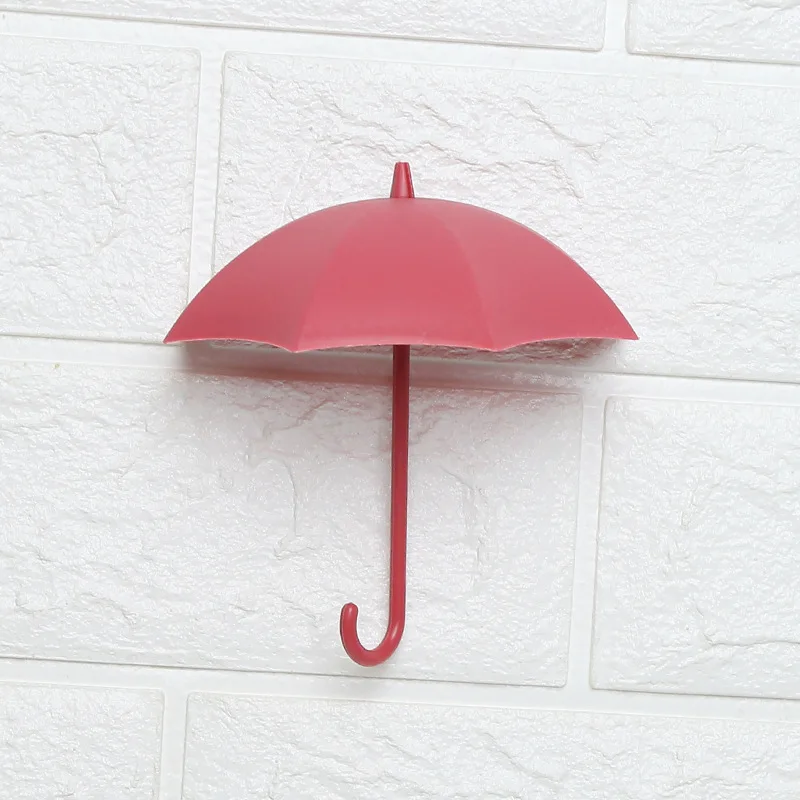 Красивый зонт в форме крючка Не оставляющий следов маленький липкий крючок
