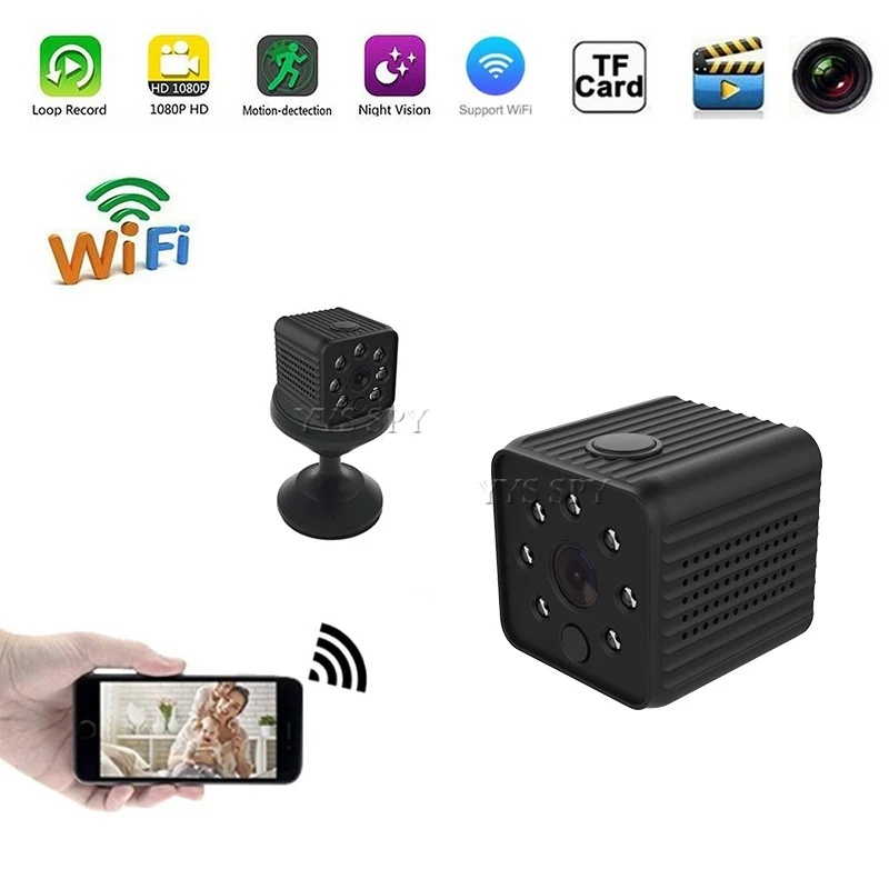 HD мини Wifi камера ночного видения Espia маленькая видеокамера IP Camara удаленный
