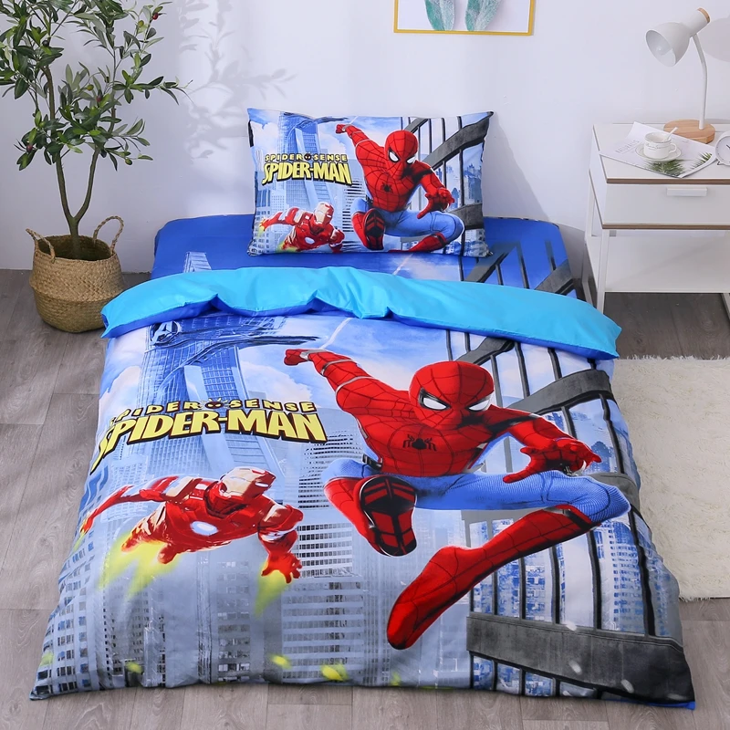 Детский комплект постельного белья Disney Spiderman Комплект из двух предметов