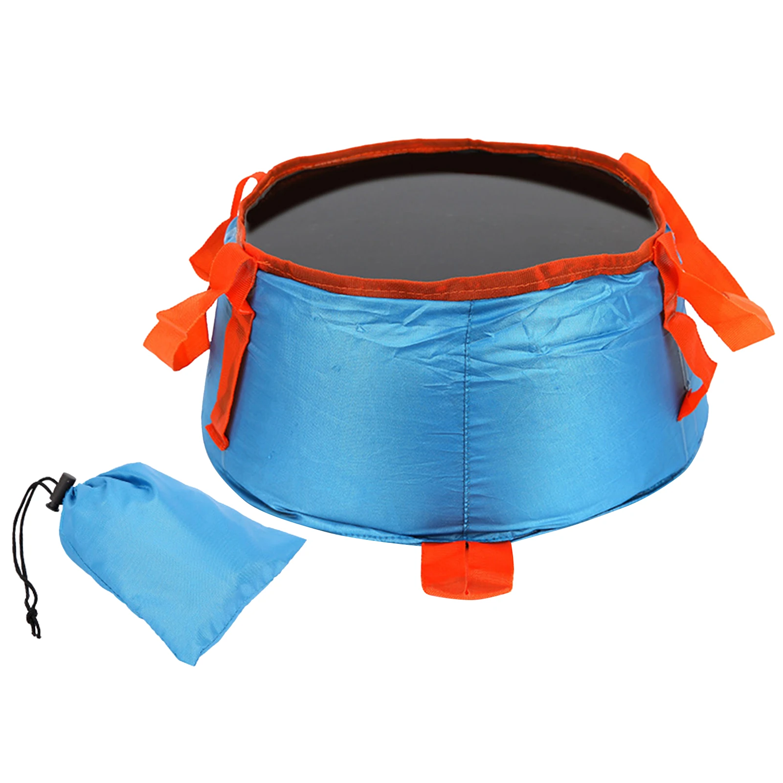 

Складное ведро, портативная раковина из полиэфирного волокна для кемпинга, походный умывальник с защитой от протечек, походный контейнер с ...