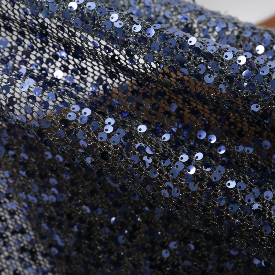 5 ярдов трехмерная рыбья шкала вышивка ткань новая Блестки с блестками и вышивкой