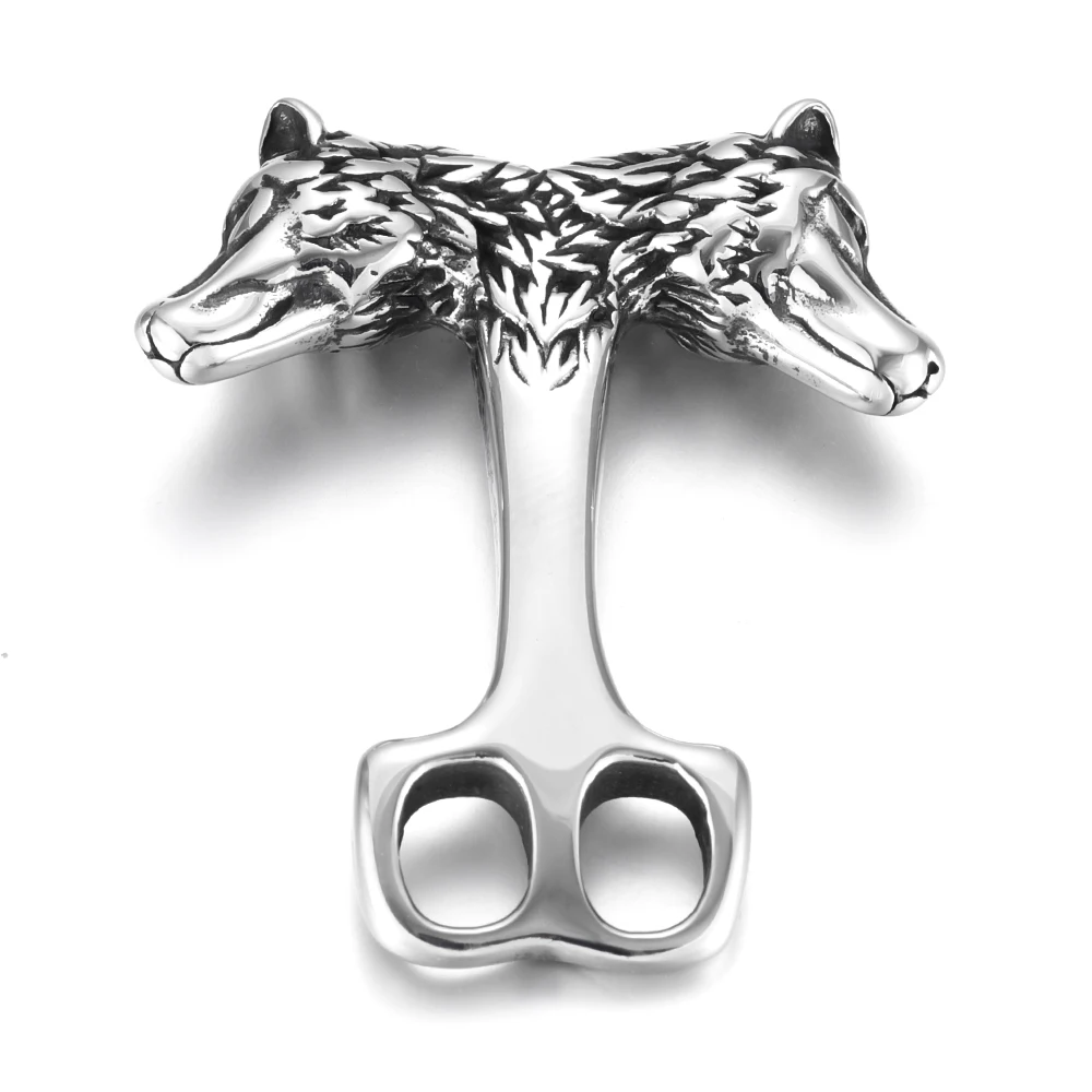 

Stainless Steel Wolf Hook Polished Connector Double Hole 5mm Bracelet Closure DIY Accessories Jewelry Making