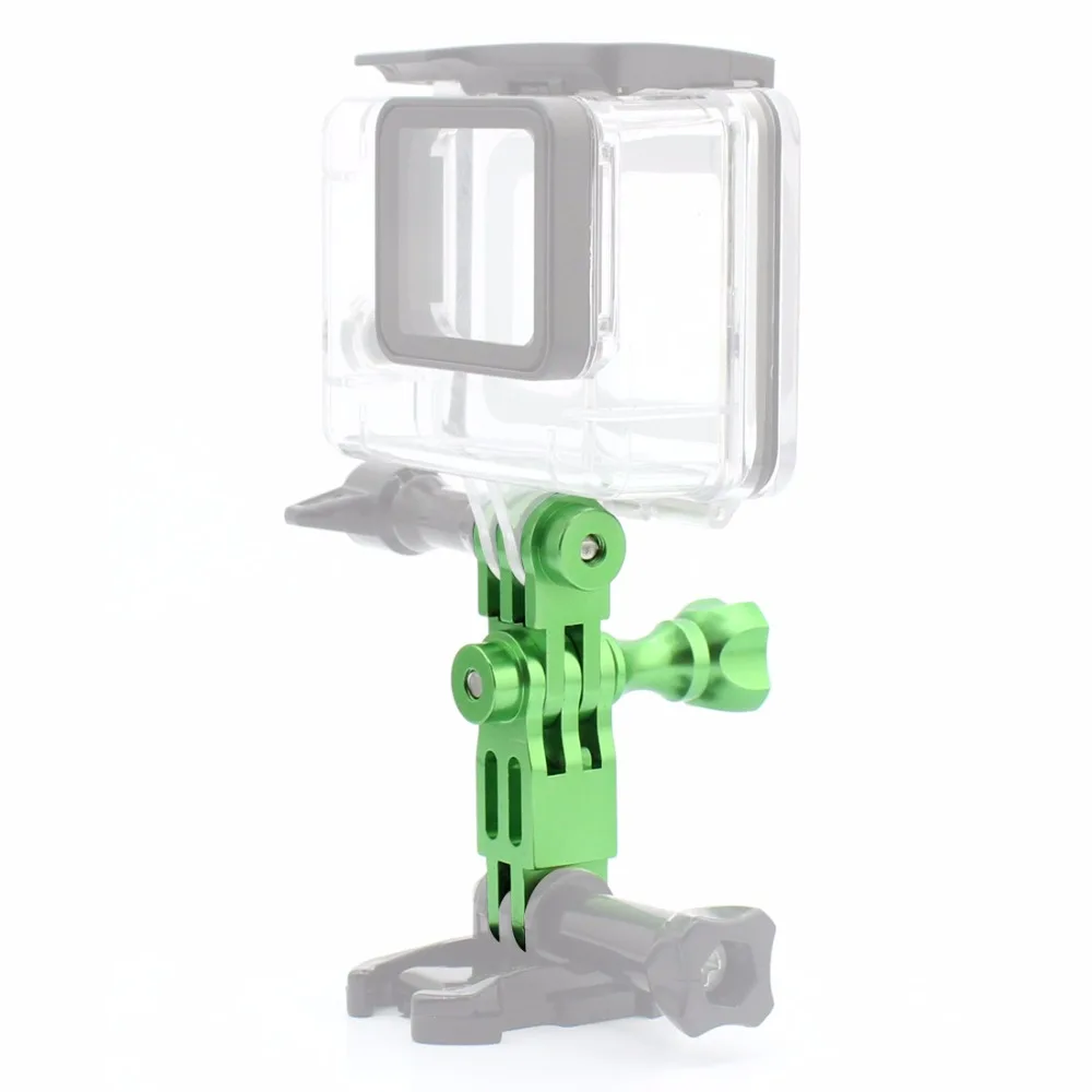 GloryStar CNC Алюминиевый Трехходовой поворотный кронштейн адаптер синего цвета для