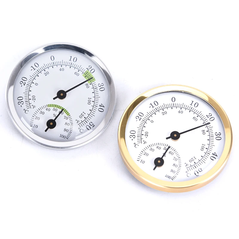 

Indoor Analog Humidity Temperature Meter Gauge Thermometer Hygrometer Household