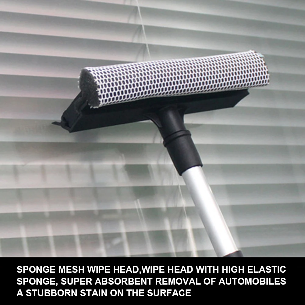 

Long handle Window Scraper Glass Cleaning Brush Telescopic Cleaner Bathroom Wiper Car Windows Washing Home Cleaning Tool