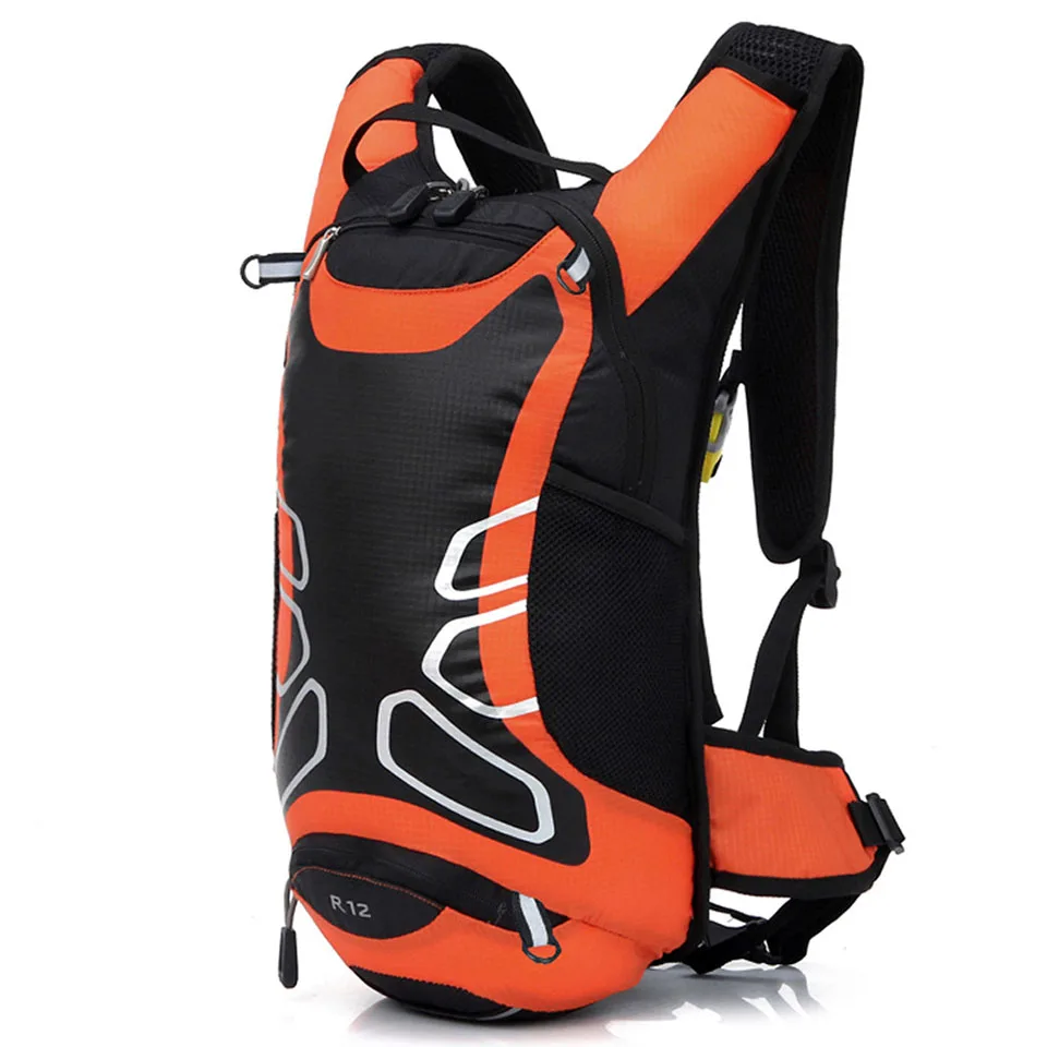 

12L Nylon Cycling Backpack MTB Ultralight Nylon Fabirc Cloth Sport Riding Backpack Durable Waterproof Lightweight Travel Bag