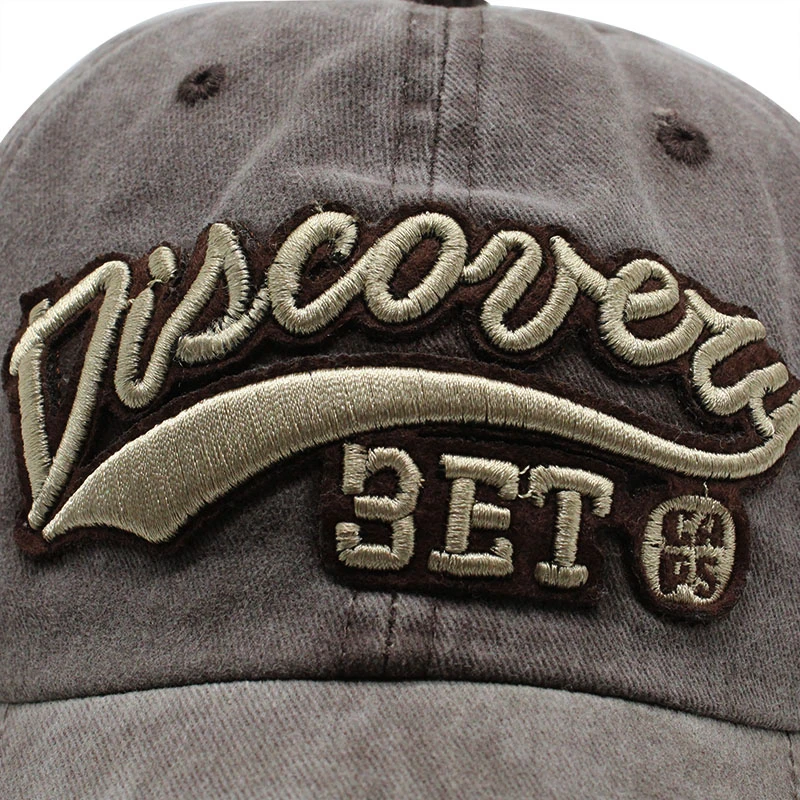 100% Washed Denim Baseball cap Snapback Hats Autumn Summer Hat for Men Women Caps Casquette hats Letter Embroidery Gorras | Аксессуары
