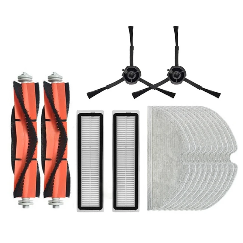 

Запасные части для робота-пылесоса Dreame Bot L10 Pro, съемные фильтры с основной боковой щеткой, тряпка, запасные части