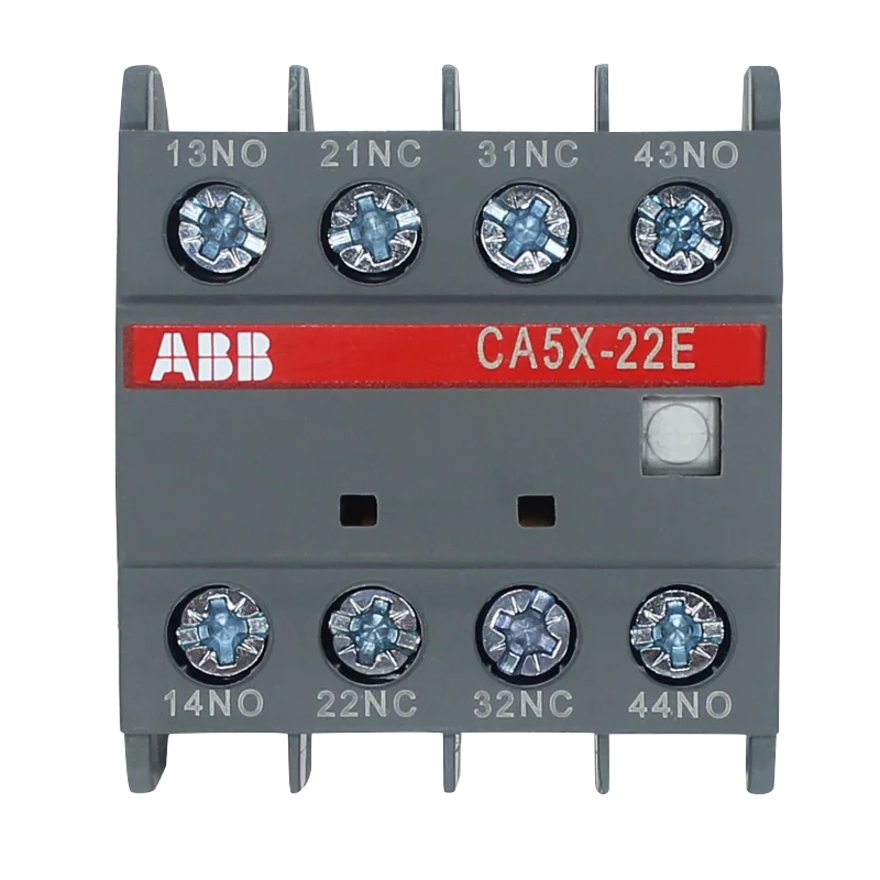 

ABB Front-mounted instantaneous auxiliary contact blocks CA5-22E CA5X-22E CA5X-31E CA5-31E