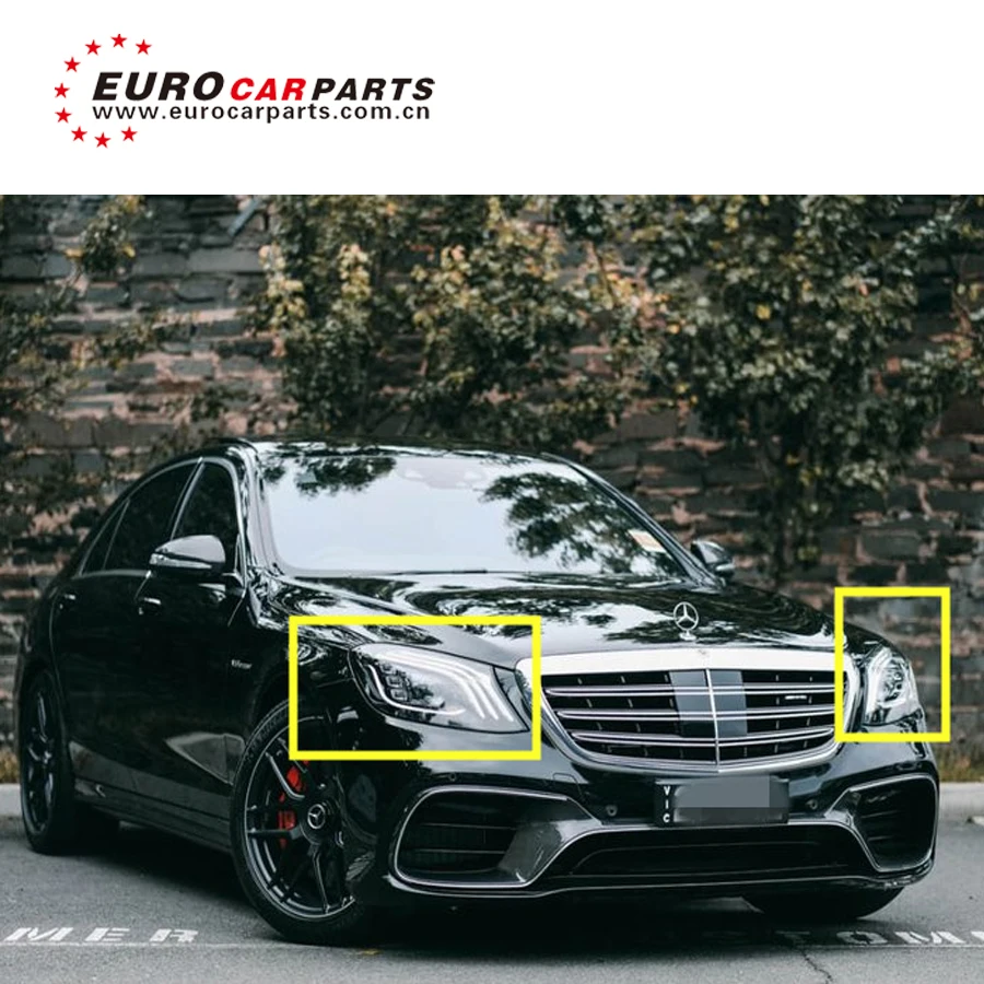 Налобный фонарь S class w222 S63 S65 высококачественный светодиодный налобный для W222 S320
