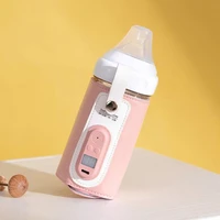 usb baby bottle warmer portable travel milk warmer infant feeding bottle heating cover insulation thermostat food heater