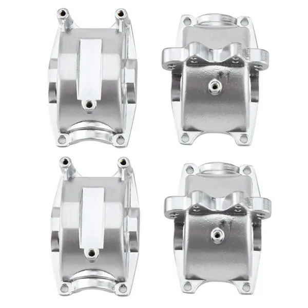 

2Pcs Aluminum Front and Rear Gear Box Set for WLtoys 1/18 RC Car A959 A959B A969 A969-B A979 K929 Upgrade Parts