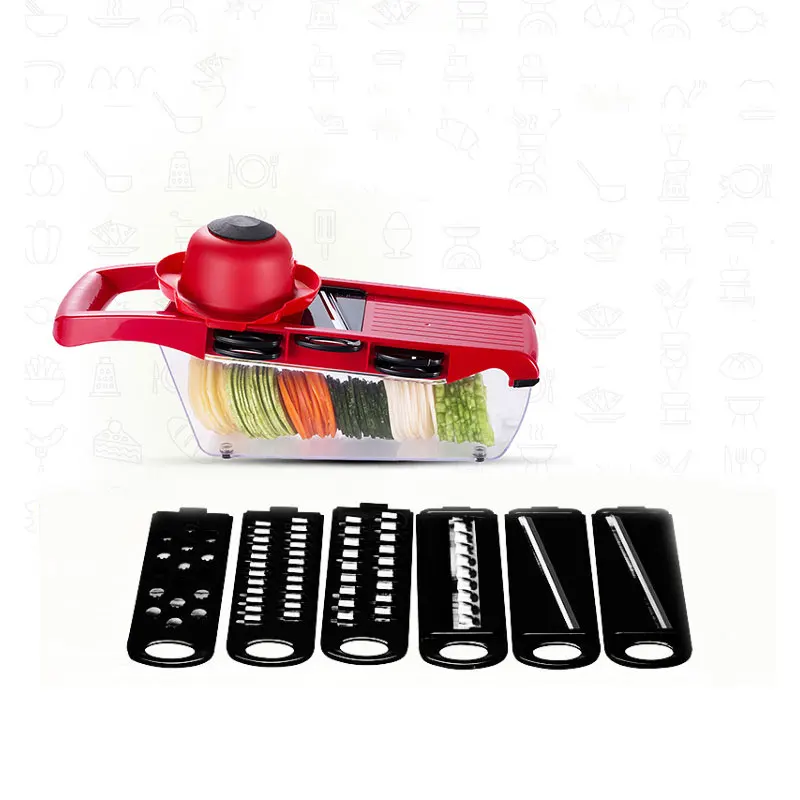 Овощерезка мульти стальные лезвия мандолина овощерезка Картофелечистка морковь