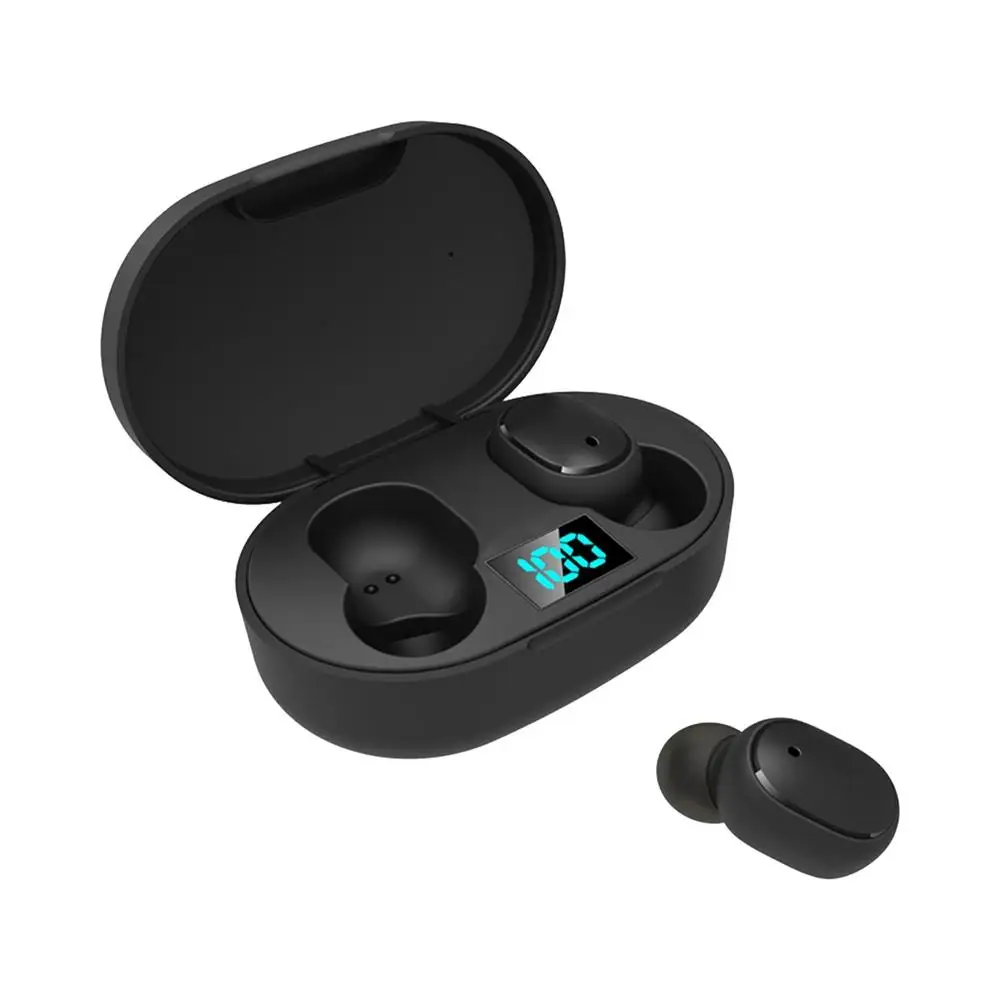 E6S TWS Беспроводная Bluetooth V5.0 гарнитура Водонепроницаемая кнопка управления