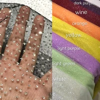multicolor luxury african mesh sequins french net lace fabric nigerian glitter tulle wedding party dress sewing material by yard