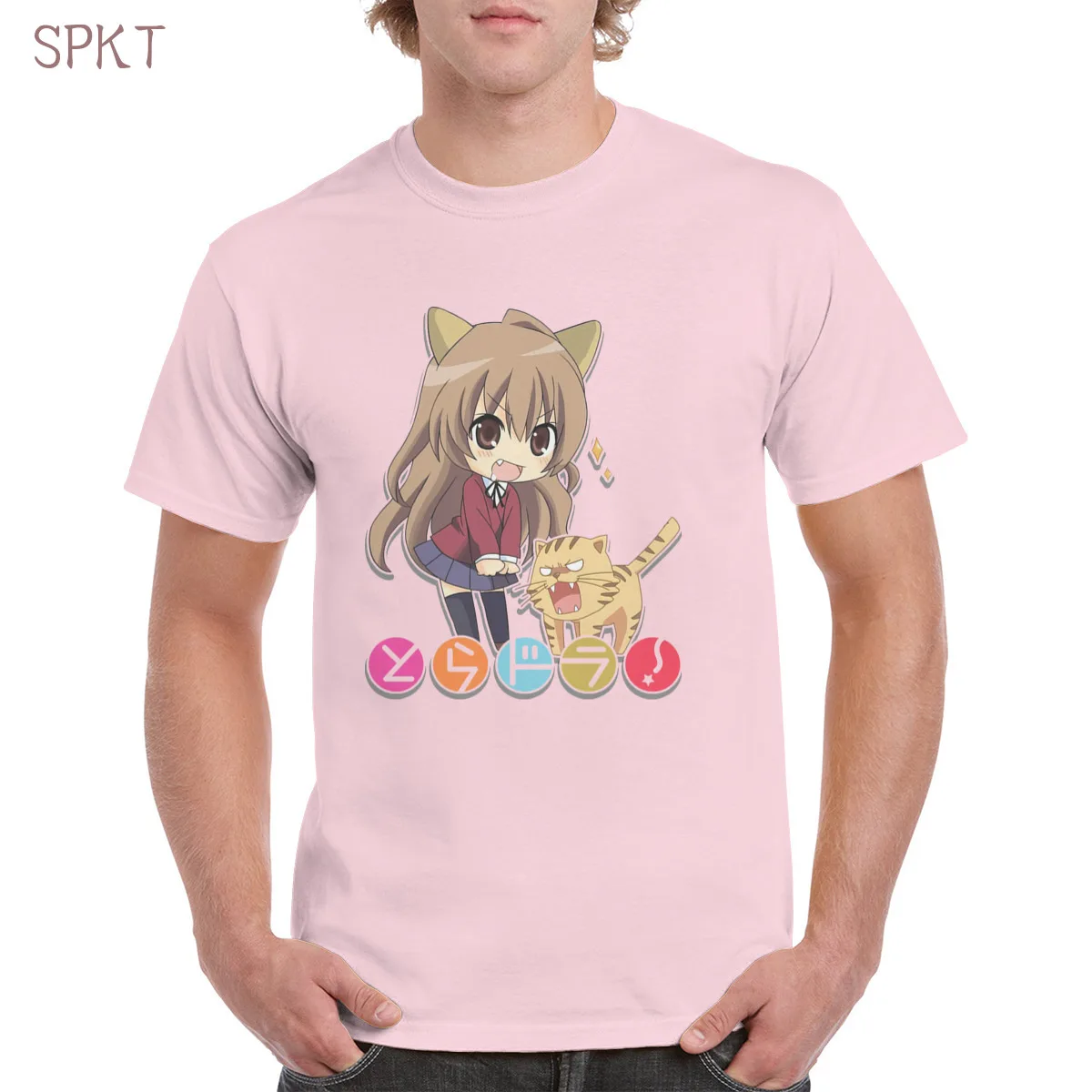 

100% Cotton Toradora Tshirt Top Harajuku Aesthetic Tshirt Oversized clothes Female/Man