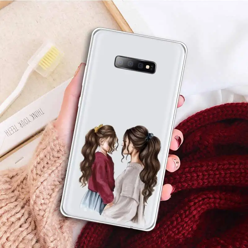 

best friends Phone Case Clear Transparent for samsung A 21s 50 71 S 8 9 20 note 10 20 plus ultra