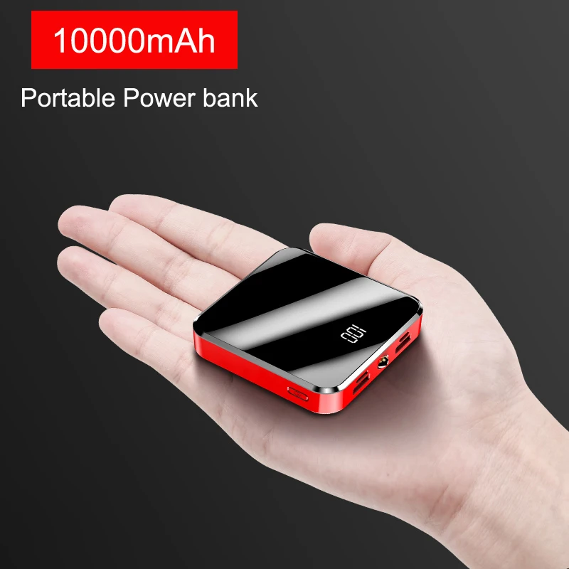 Для Xiao mi power Bank 10000 мАч power bank портативное зарядное устройство 2 usb-порта аккумулятор внешний аккумулятор mi power Bank 10000 мАч