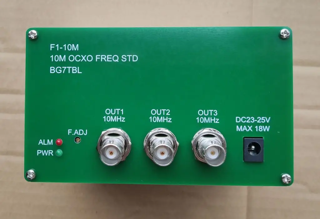 

Изготовитель: BG7TBL F1-10M 10M OCXO, высокоточный стандарт частоты 10 МГц, ссылка с OCXO для HP/Agilent 10811