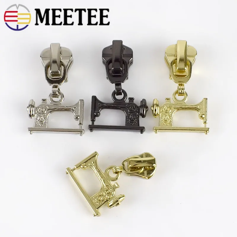 10 шт. 3 #5 # Meetee слайдеры на молнии для металлических и полимерных застежек молний