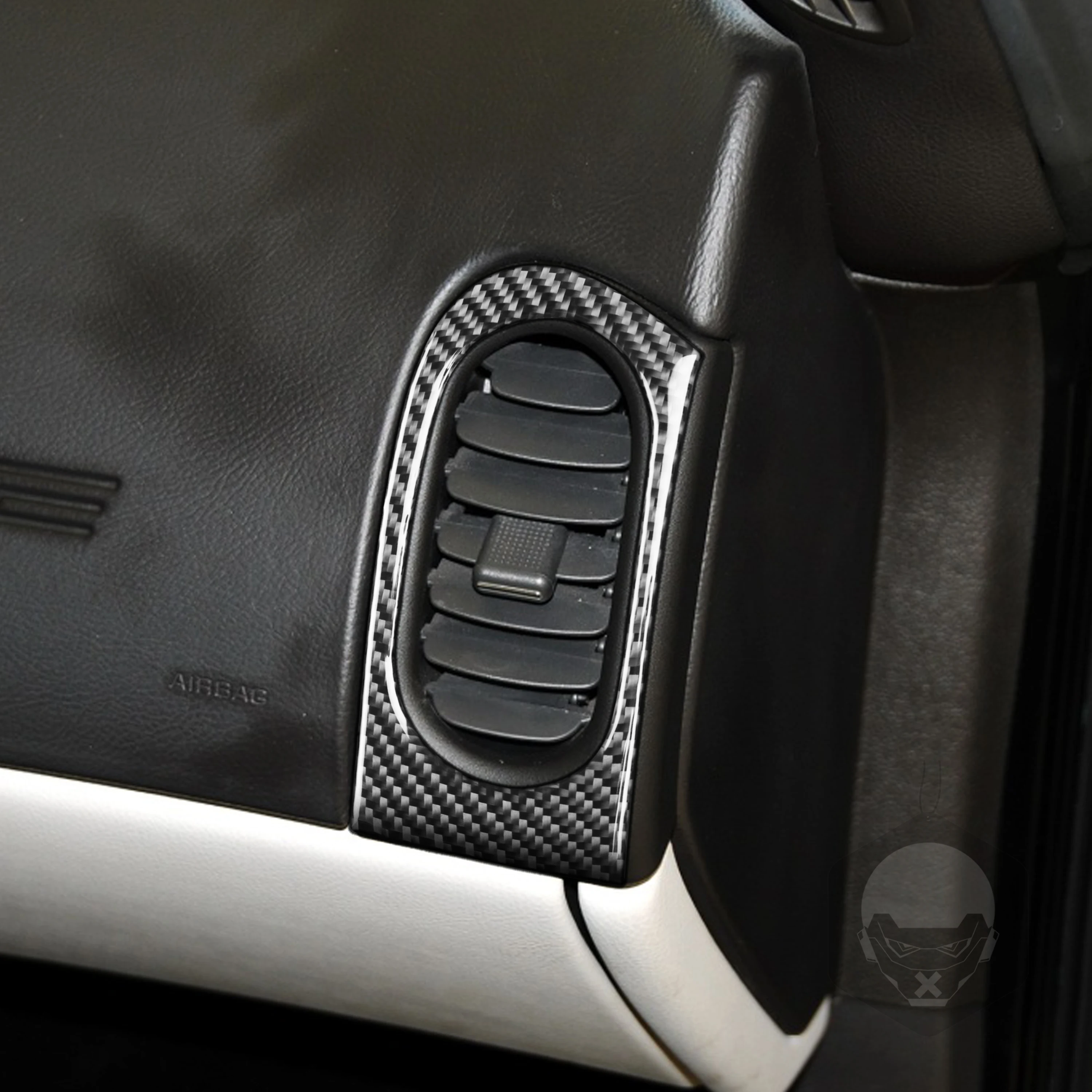 Side A/C Air Vent Outlet Frame Trim Cover Decorative Stickers Replacement for Chevrolet Corvette C6 2005-2007 Car Accessories