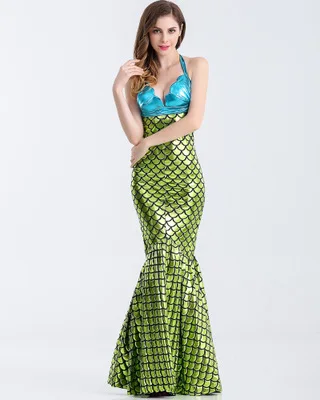 Сексуальный женский маскарадный костюм хвост русалки для взрослых фантазия