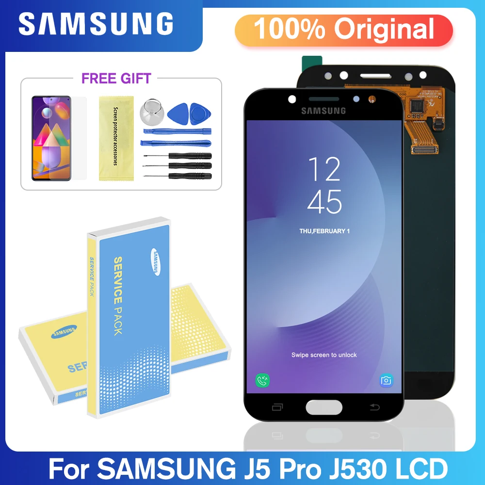 ЖК-дисплей 5 2 &quotдля Samsung Galaxy J5 2017 с сенсорным экраном и дигитайзером в сборе экран