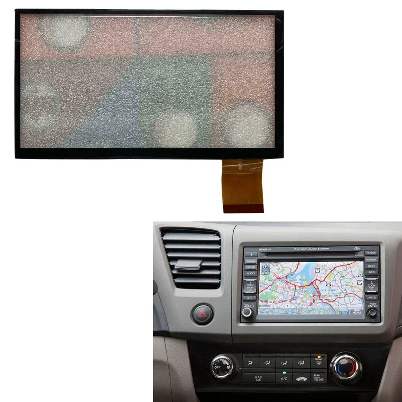 

7 Inch Contact Screen Glass Digitizer for Honda Civic 2012 2012 2013 2014 2015 Car DVD Audio Player GPS Navigation LCD