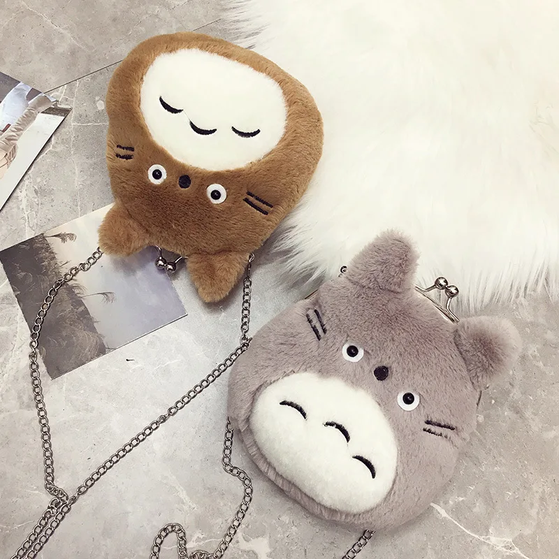1 шт. японский аниме Хаяо Миядзаки Мой сосед Тоторо плюшевый Тоторо Kawaii монета мягкая плюшевая сумка кукла игрушка подарок
