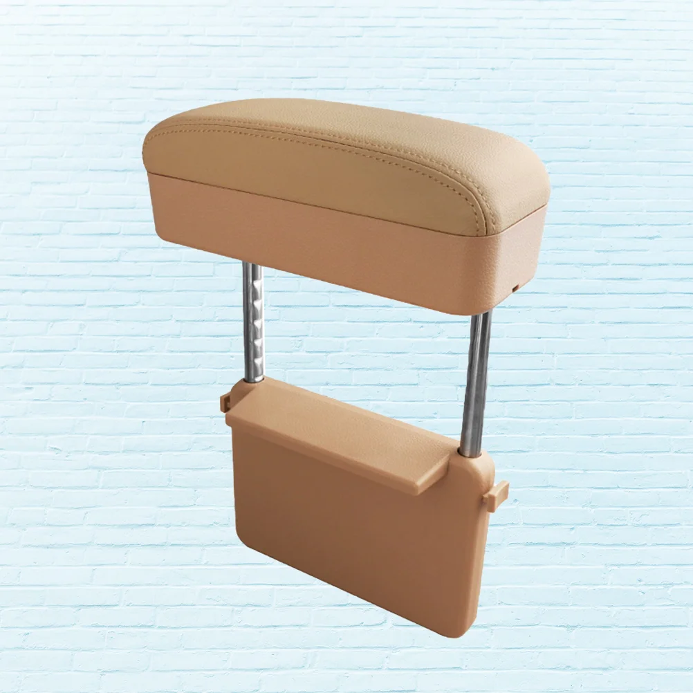 

Универсальный автомобильный подлокотник, центральный ящик, Подушечка для поддержки локтя, для центральной консоли, бежевый