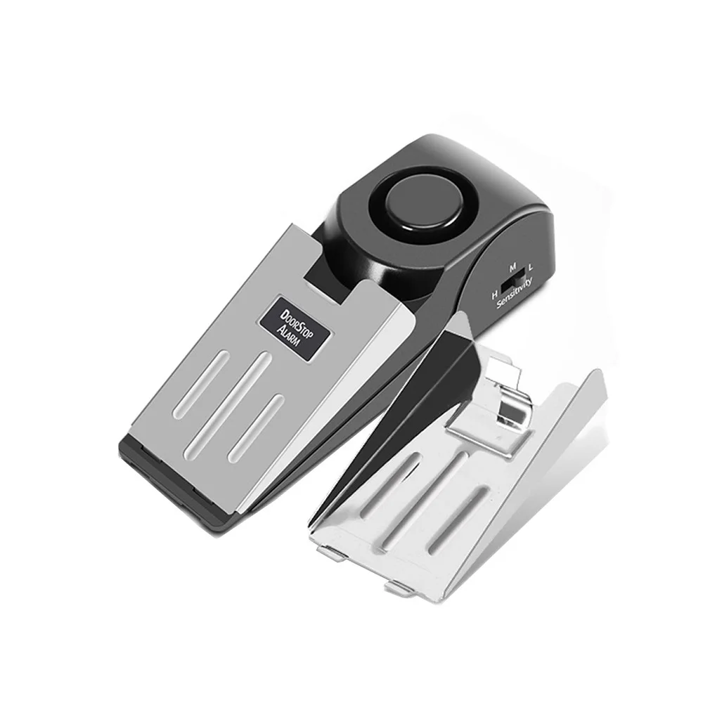 

Upgraded Door Stopper Security Alarm Portable 120 dB Wedge Door Stop Alarm for Travel Home Apartment House