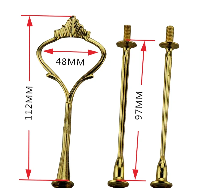 1 Набор Подставка для торта 2/3 слоя тарелка свадебного подставка десерта Фруктов