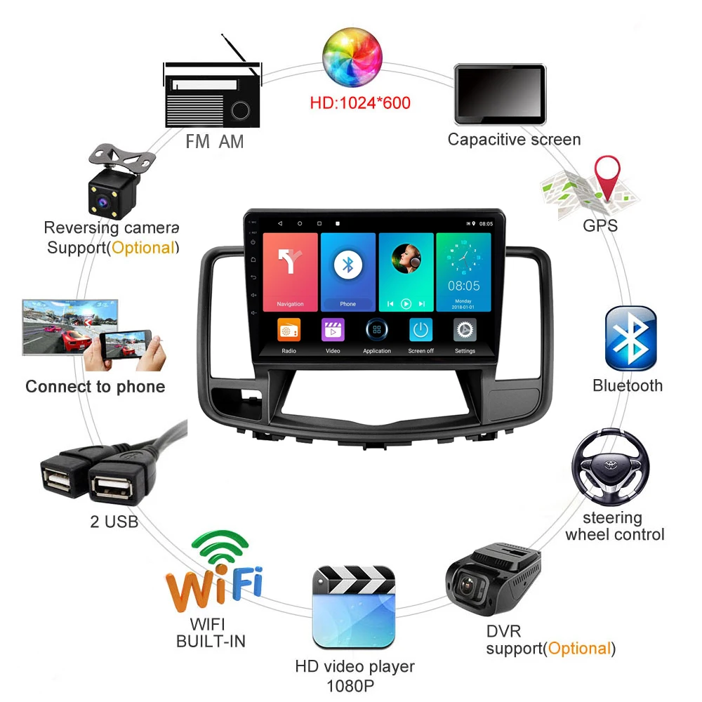 10 1 дюймовый 2.5D Android RDS DSP головное устройство автомобильное радио стерео WiFi GPS