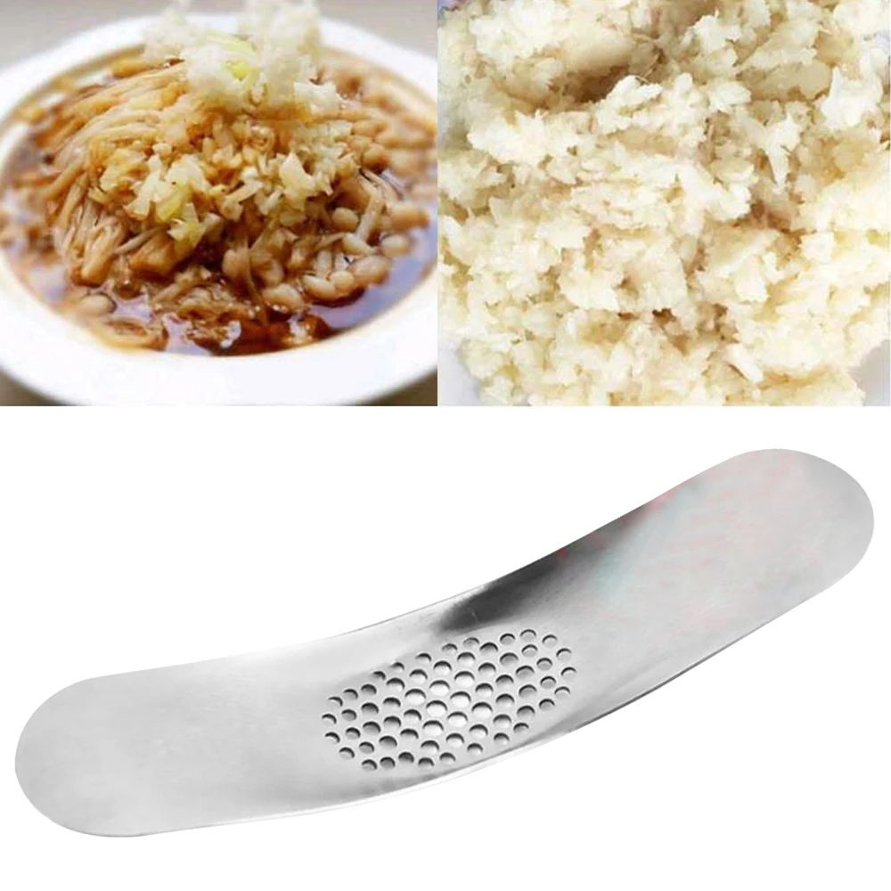 Stainless Steel Arc Rocker Rocking Garlic Press Crusher Mincer Chopper Kitchen Tools Bottle Opener Can | Дом и сад