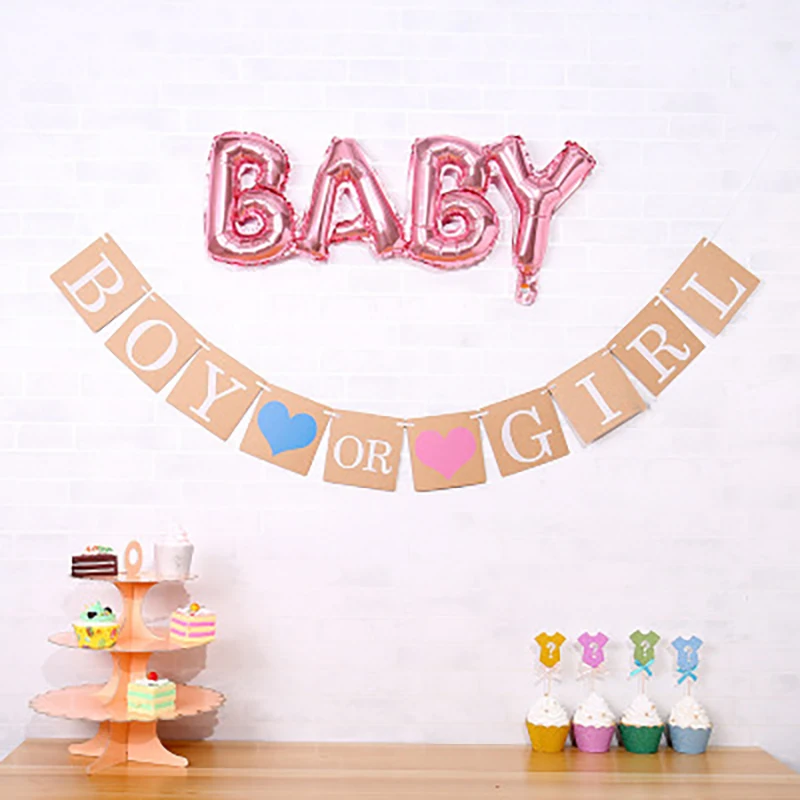 1 набор Бумажная гирлянда для мальчиков и девочек|Украшения своими руками