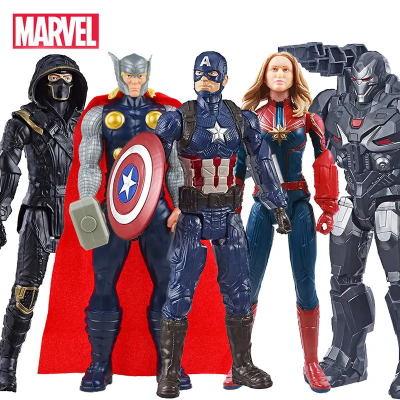 30 см Marvel Мстители 4 игрушки Муравей человек Hawkeye Военная машина танос Капитан