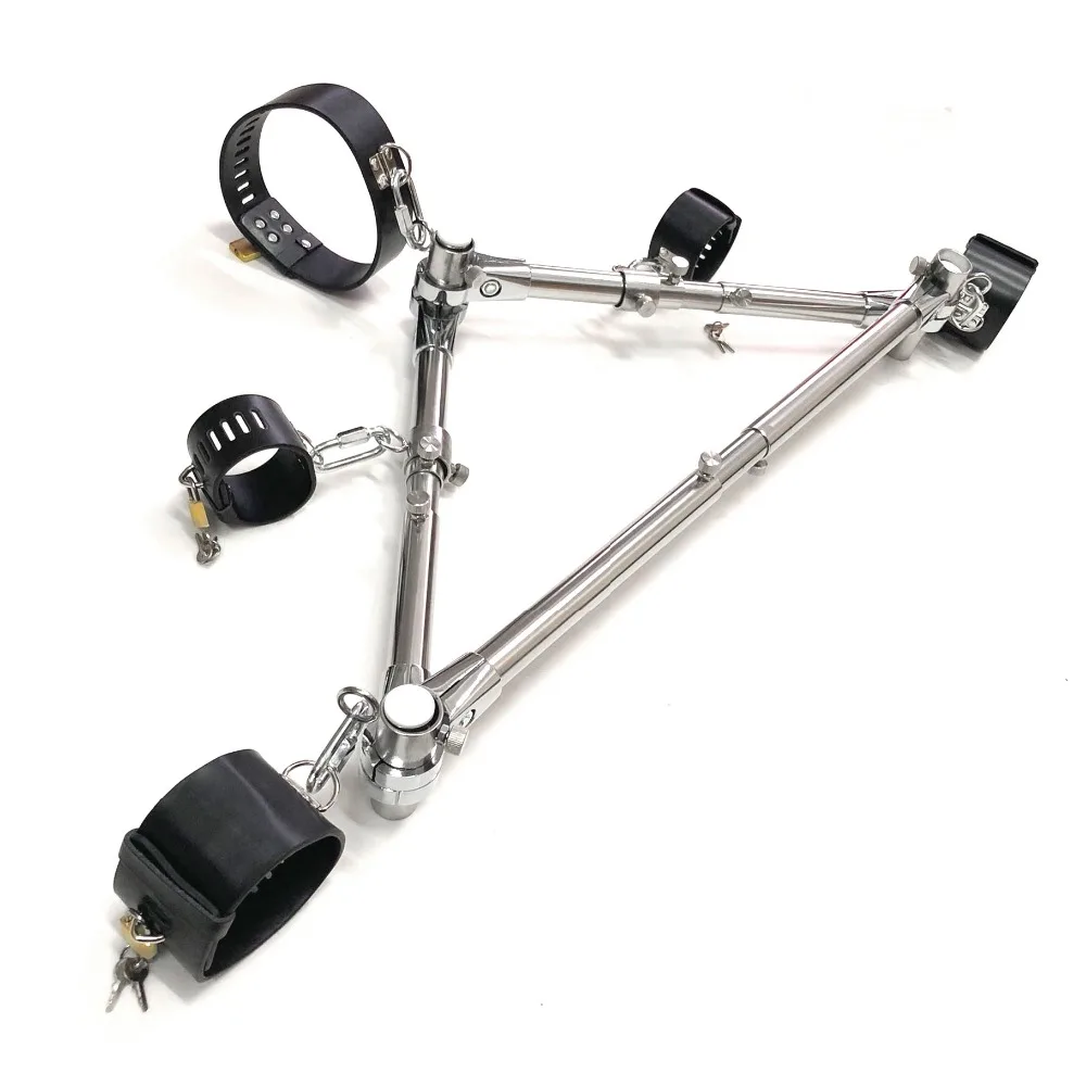 Наручники из нержавеющей стали для мужчин и женщин открытый ошейник интимные