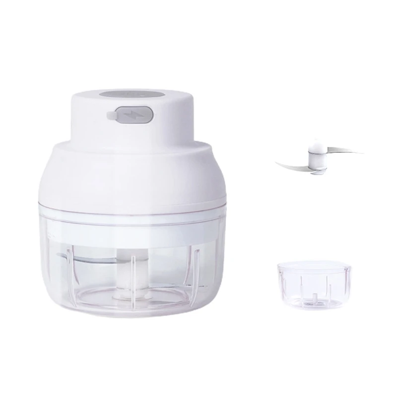 

Electric Garlic Masher Mini USB Charging Crusher Chopper Pepper Chili Vegetable A0NC