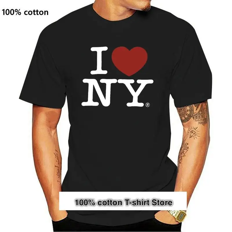 

Camiseta de manga corta para hombre y mujer, camisa blanca con estampado de corazón, Ny, Nueva York, envío gratis