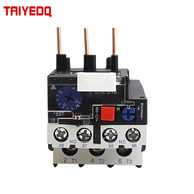 Тепловое реле перегрузки JR28 1.6A 2.5A 4A 6A 8A 10A 13A 18A 25A LR2D13 регулируемое тепловое защита