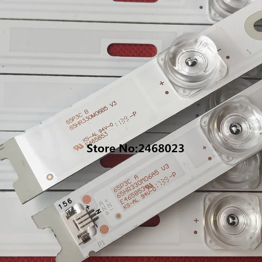 10 шт. Светодиодная лента для подсветки 65 см 4C-LB6506-YH02J 4C-LB6506-YH03J Thomson65UE6596 65UC6006S 65UC6586