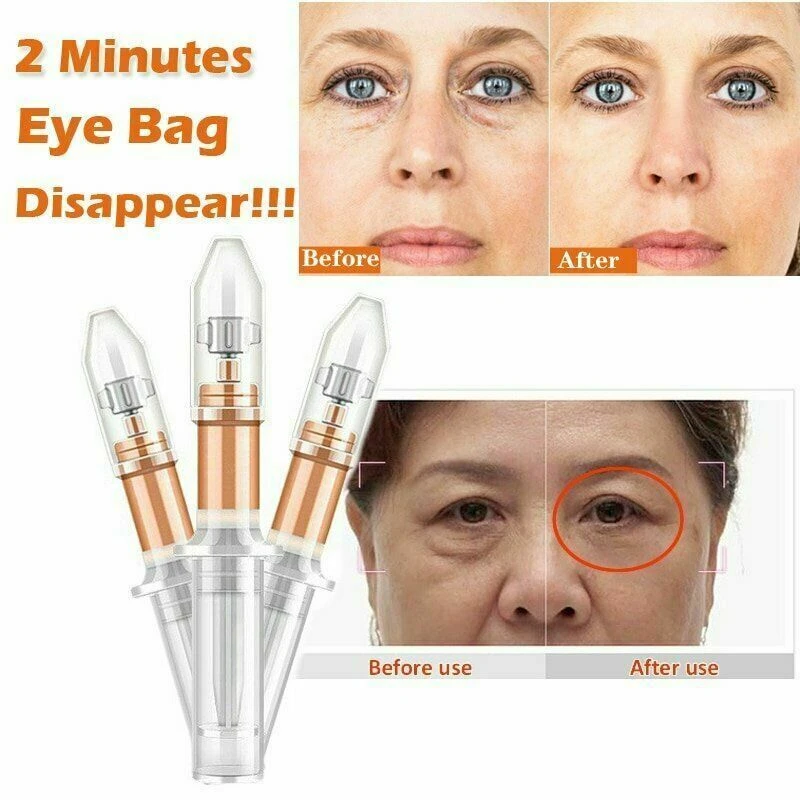 

3 pcs Amazing Eye Cream Anti Puffiness Wrinkles Eye Bag Removal Cream Long Lasting Effect Fine Lines 2 Minutes Instantly