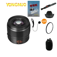 yongnuo yn42 5mm f1 7 ii stm 42 5mm camera lens second generation panasonic olympus m43 port micro single autofocus lensyongnu