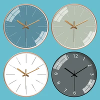 12 inch 30cm living room bedroom modern simple creative fashion solid color clock mute quartz clock wall watch
