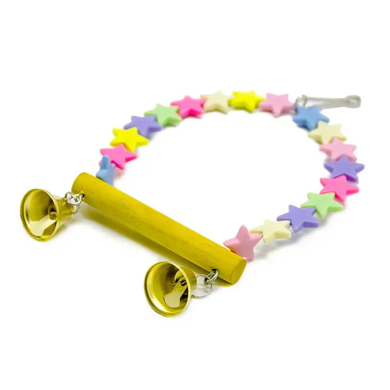 Игрушка-качели для птиц Звездный дизайн попугай окунь клетка игрушка с