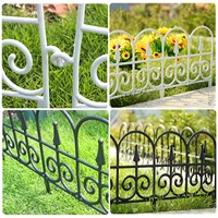 5pcs garden border decorative garden fence edging outdoor plant bordering lawn edging fence for yard garden decoration