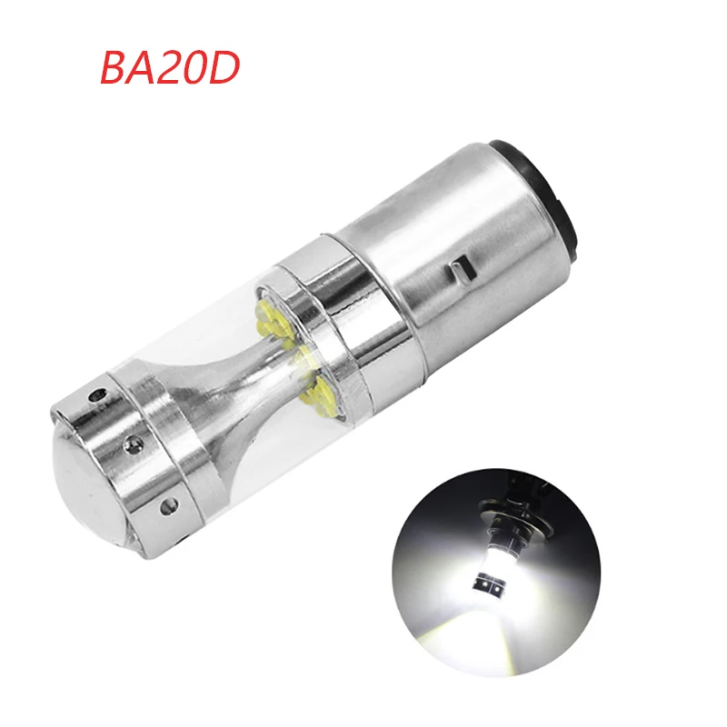 DERI 2 шт. H4 9003 HB2 60 Вт светодиодный мото rcycle головной светильник HID Hi/Low Beam 6500K ampoule светодиодный мото Светильник лампы Мото Аксессуары