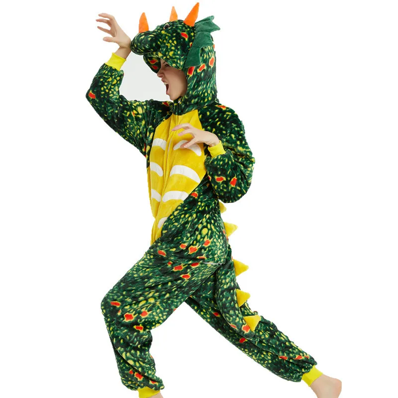 Kigurumi/Детская Пижама с единорогом для девочек; Пижама с капюшоном для мальчиков; Рождественская Пижама с единорогом; одеяло для сна; комбинезон с животными